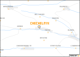 map of Chechel\