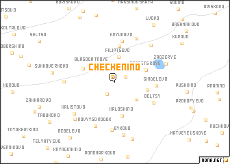 map of Chechenino