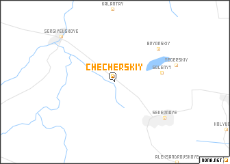 map of (( Checherskiy ))