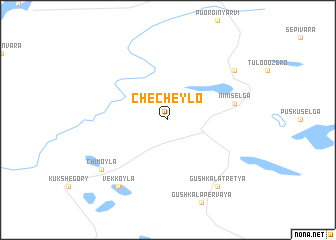 map of Checheylo