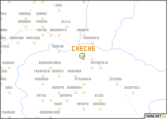 map of Cheche