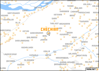 map of Chechiān