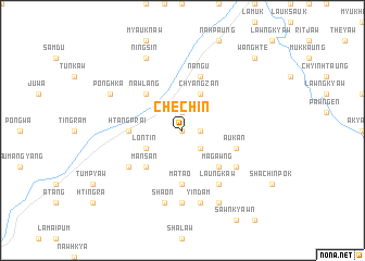 map of Chechin