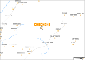 map of Chechoke
