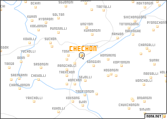 map of Chech\