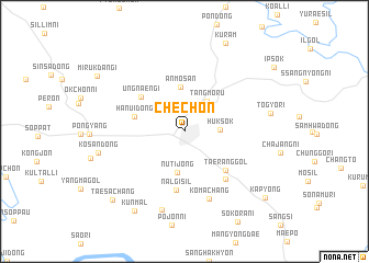 map of Chech\