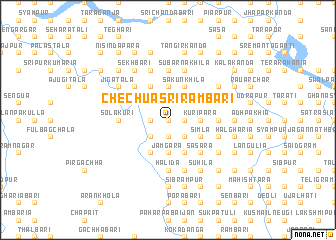 map of Chechua Srirāmbāri