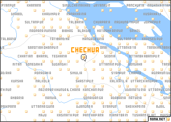 map of Chechua