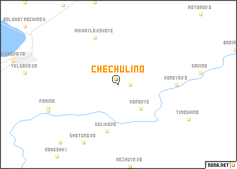 map of Chechulino