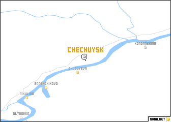 map of Chechuysk