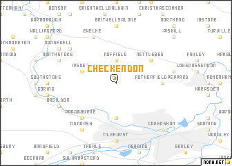 map of Checkendon