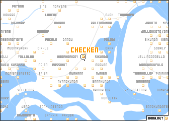 map of Checken