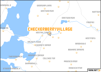 map of Checkerberry Village