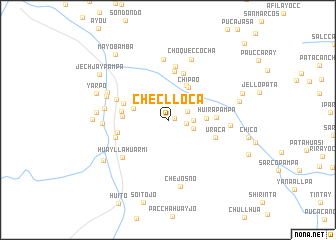 map of Checlloca