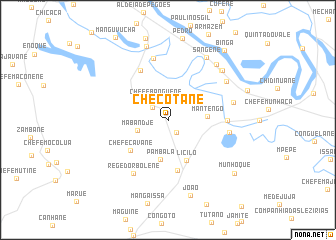 map of Checotane