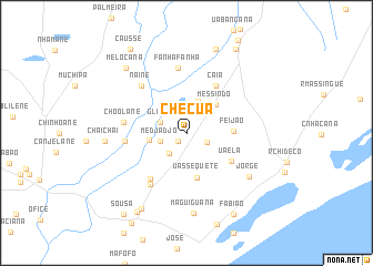 map of Chécua