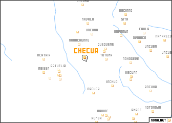 map of Chécua