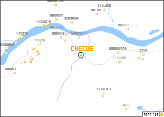 map of Checuè