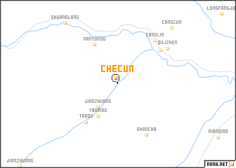 map of Checun