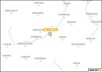 map of Checun