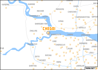 map of Chedai