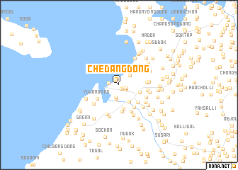 map of Chedang-dong