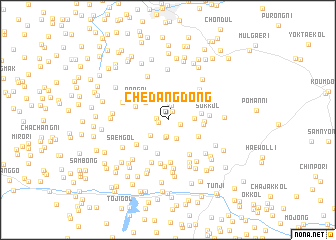 map of Chedang-dong