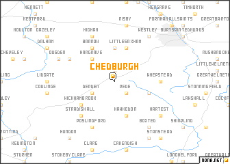 map of Chedburgh