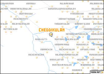 map of Cheddikulam