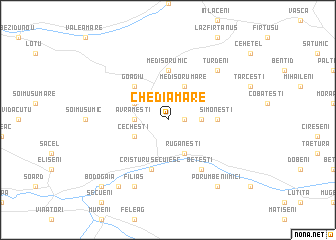 map of Chedia Mare