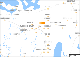map of Chédidé
