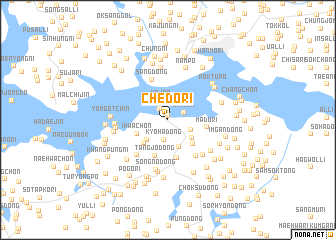 map of Chedo-ri