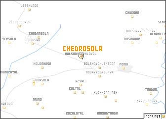 map of Chedro-Sola