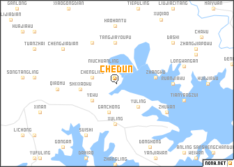map of Chedun