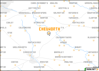 map of Chedworth