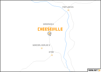 map of Cheeseville