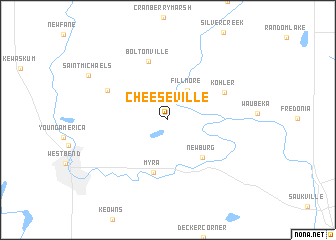 map of Cheeseville