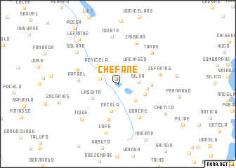 map of Chefane
