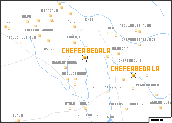 map of Chefe Abedala