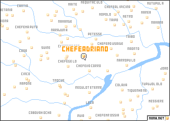 map of Chefe Adriano