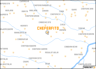 map of Chefe Afito