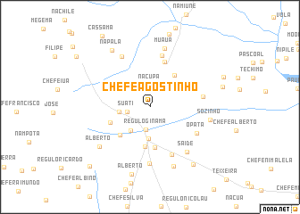 map of Chefe Agostinho