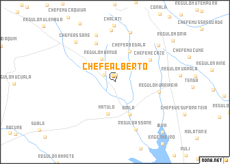 map of Chefe Alberto