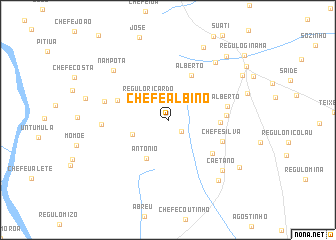 map of Chefe Albino