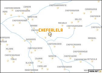 map of Chefe Alela