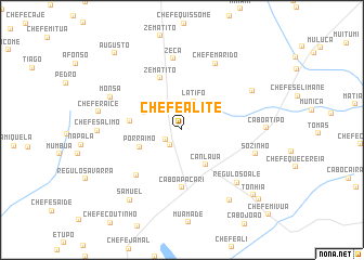 map of Chefe Alite