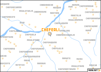 map of Chefe Ali