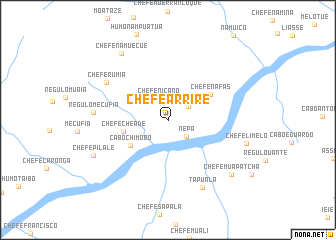 map of Chefe Arrire