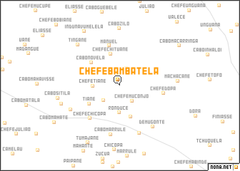 map of Chefe Bambatela