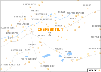 map of Chefe Batila